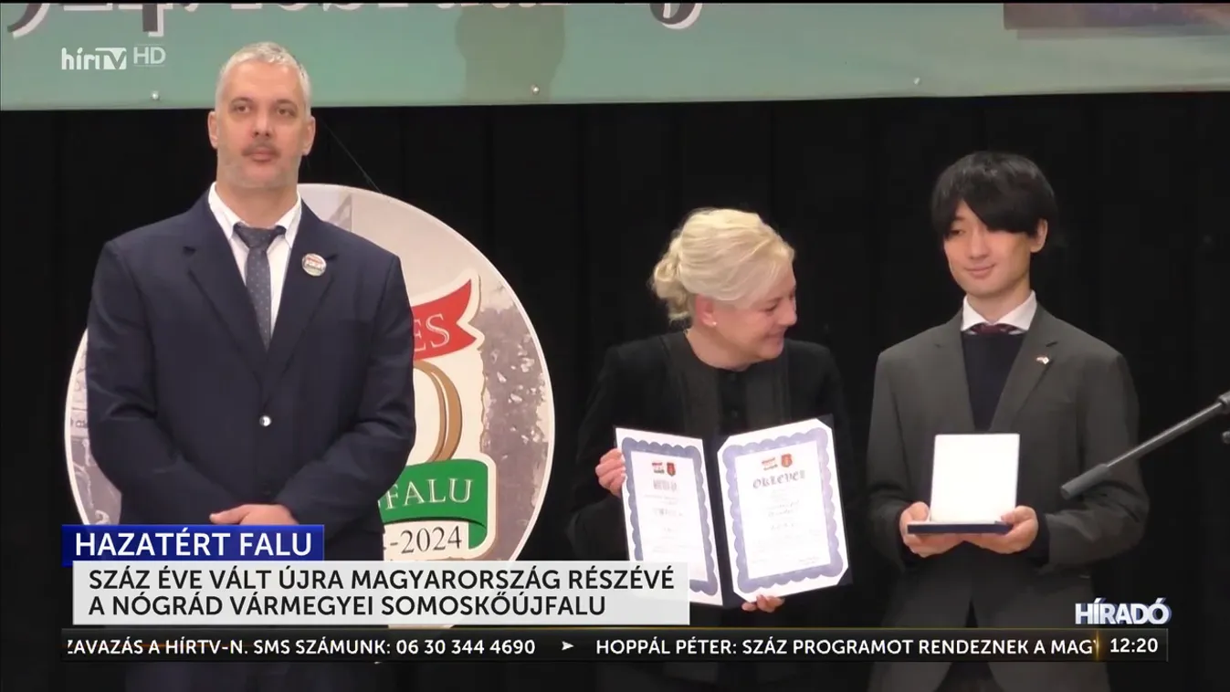 Száz éve vált újra Magyarország részévé Somoskőújfalu - videó