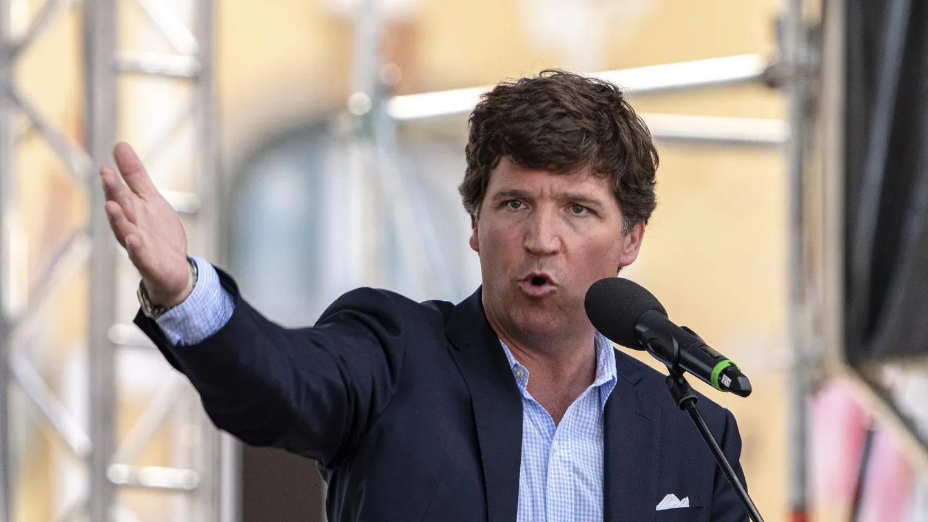 Tucker Carlson bevásárlással "provokált" + videó
