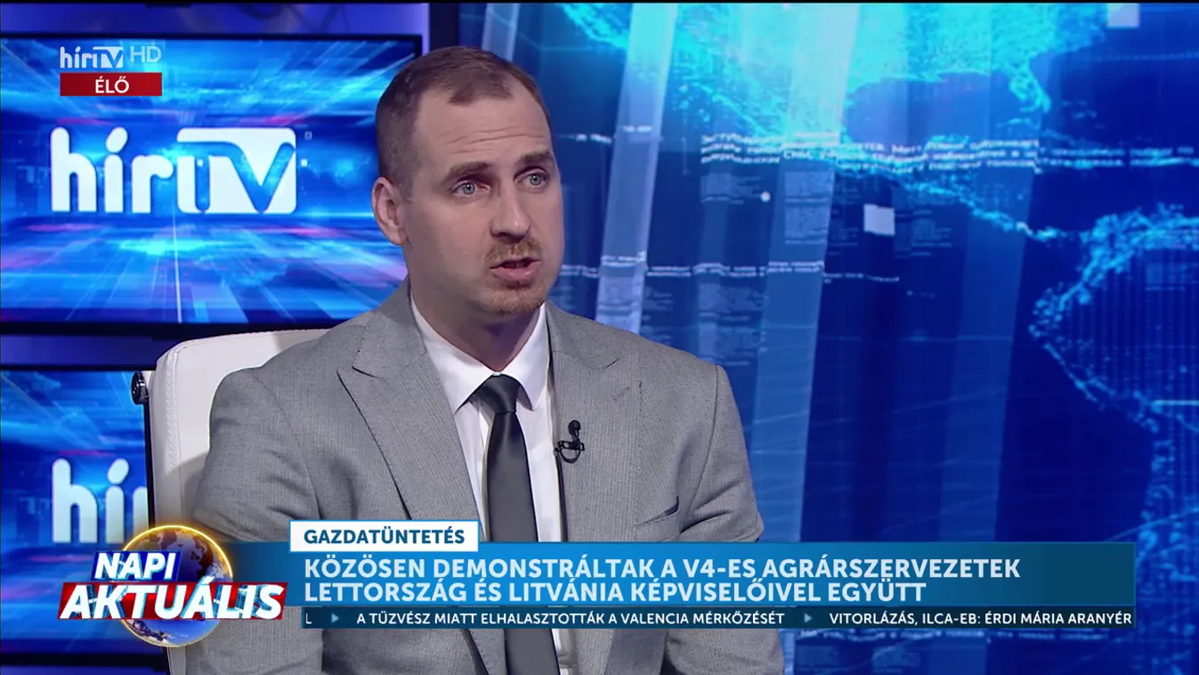 Napi aktuális: Európa-szerte tüntetnek a gazdák + videó