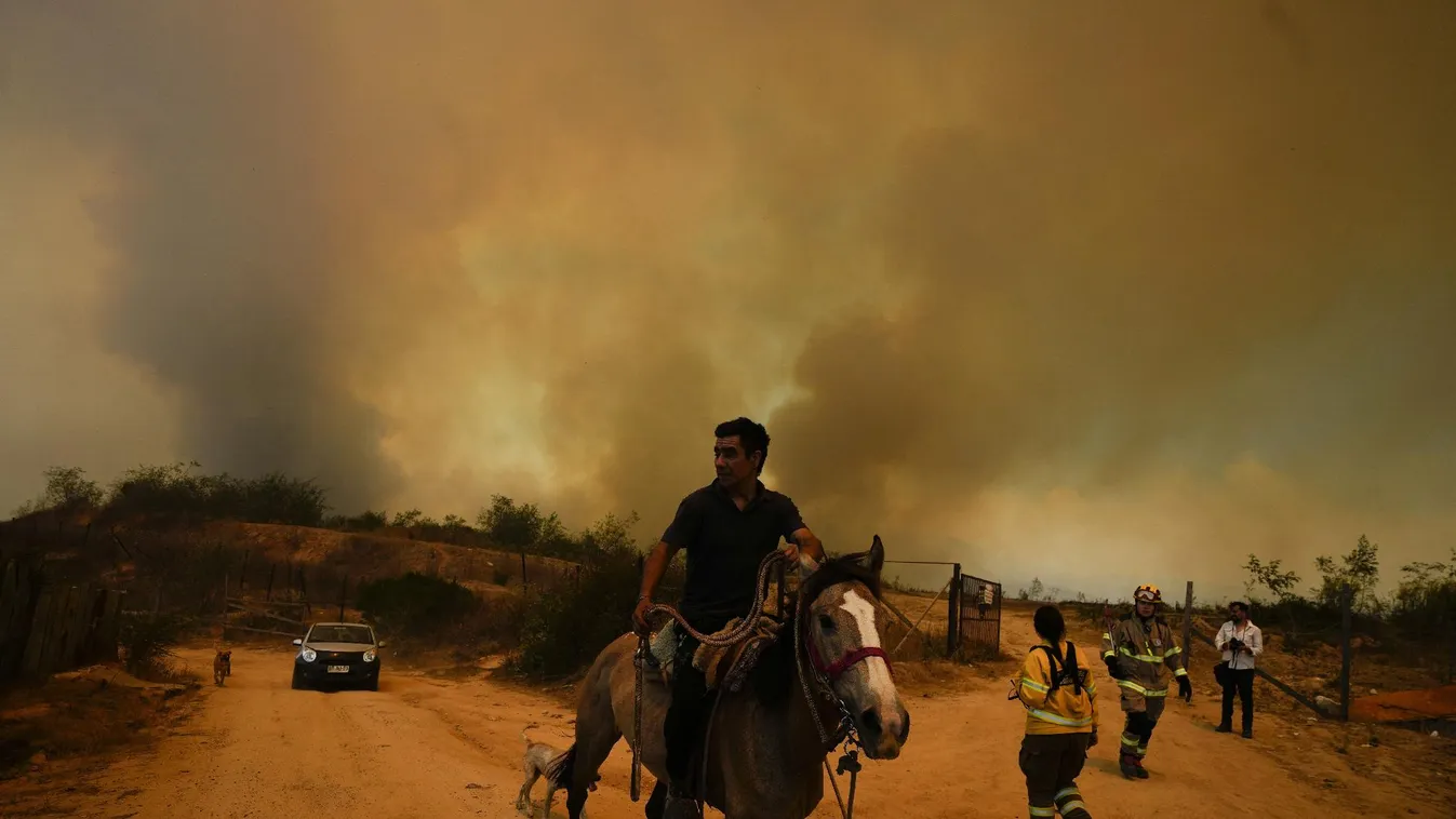 Tovább emelkedett a Chilében pusztító erdőtüzek halálos áldozatainak száma, az elnök nemzeti gyászt hirdetett
