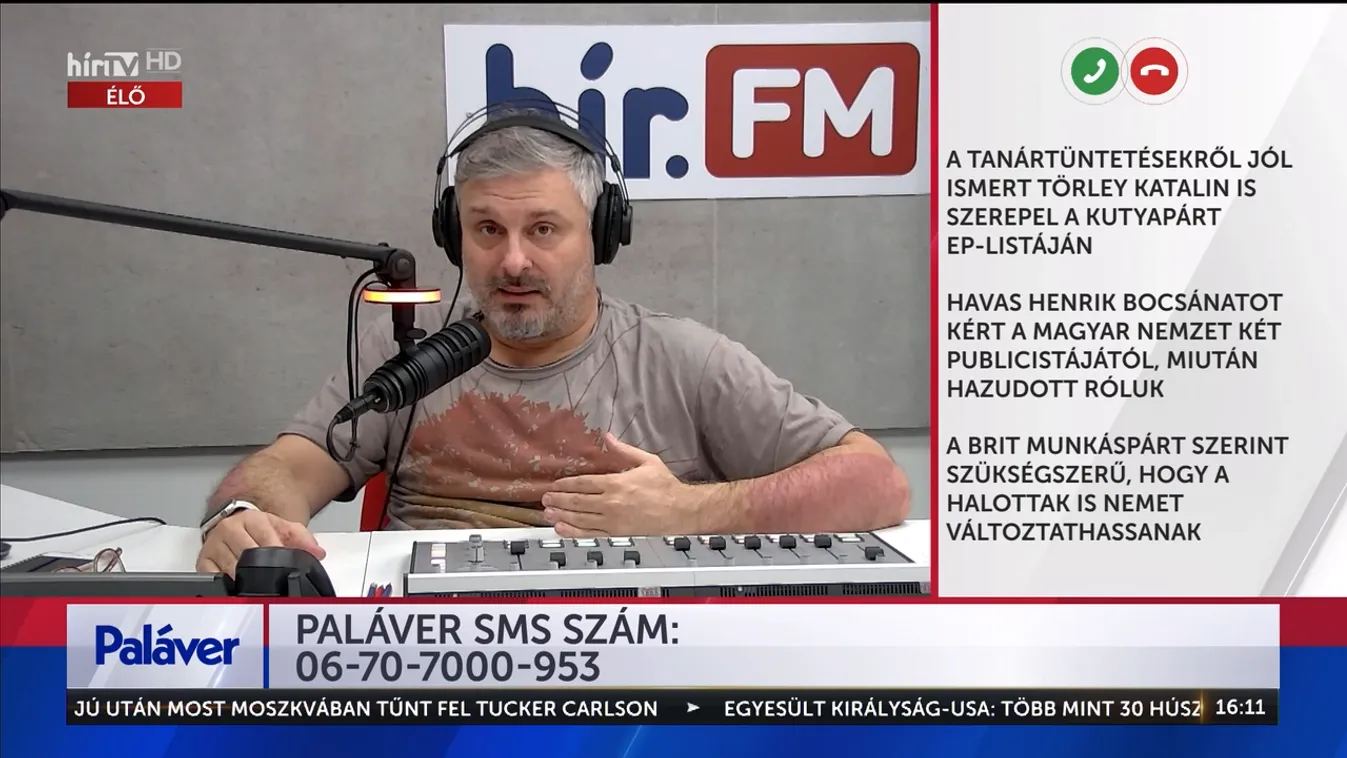 Paláver: Havas Henrik bocsánatot kért, mert hazudott + videó