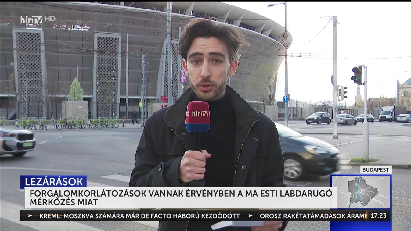 Forgalomkorlátozások vannak érvényben a ma esti magyar-török mérkőzés miatt