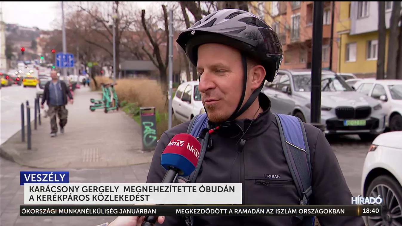 Karácsony Gergely  megnehezítette Óbudán  a kerékpáros közlekedést + videó