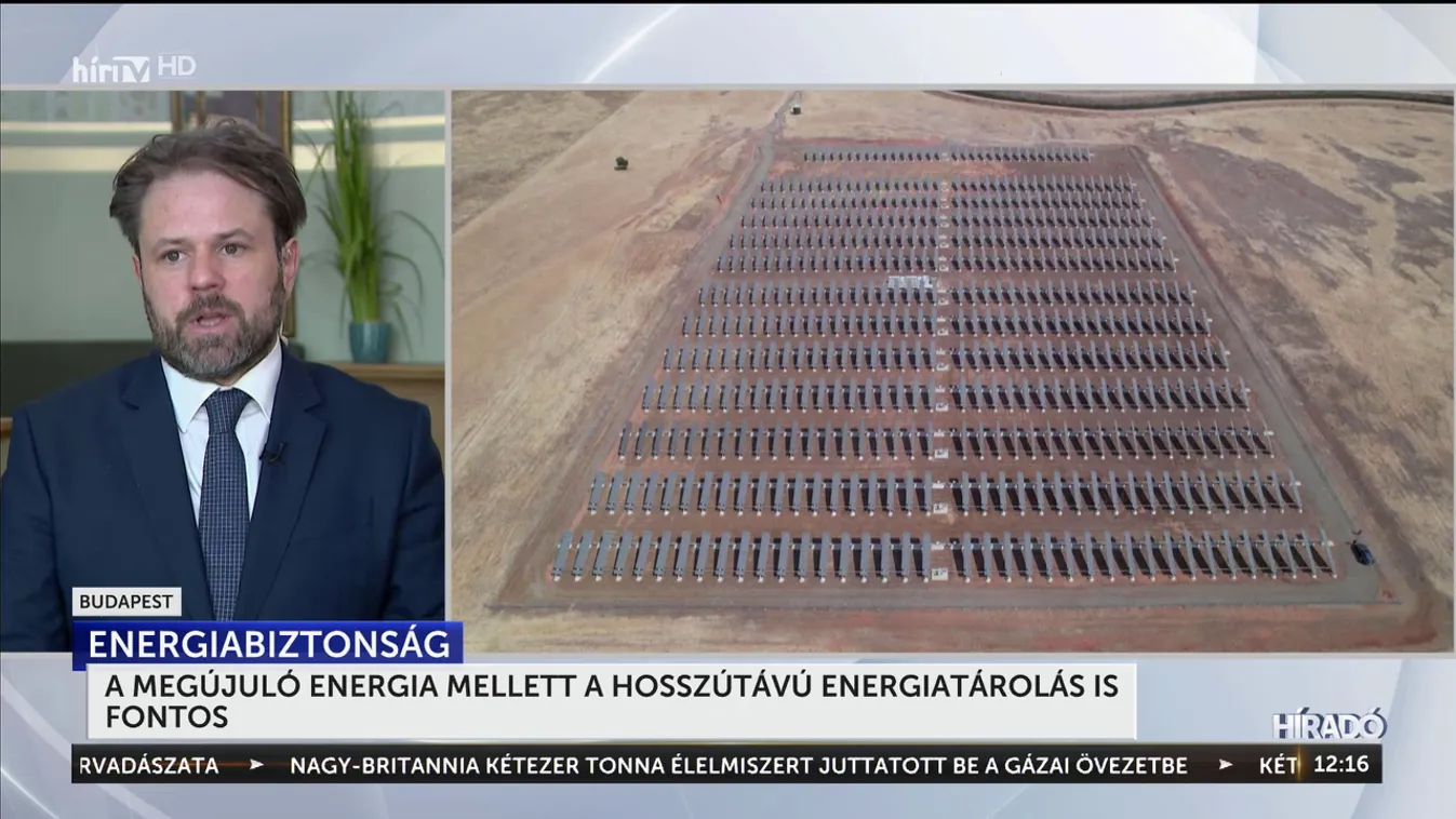 A megújuló energia mellett a hosszútávú energiatárolás is fontos + videó