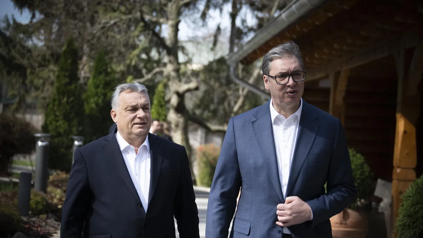 Belgrádban tárgyal Orbán Viktor