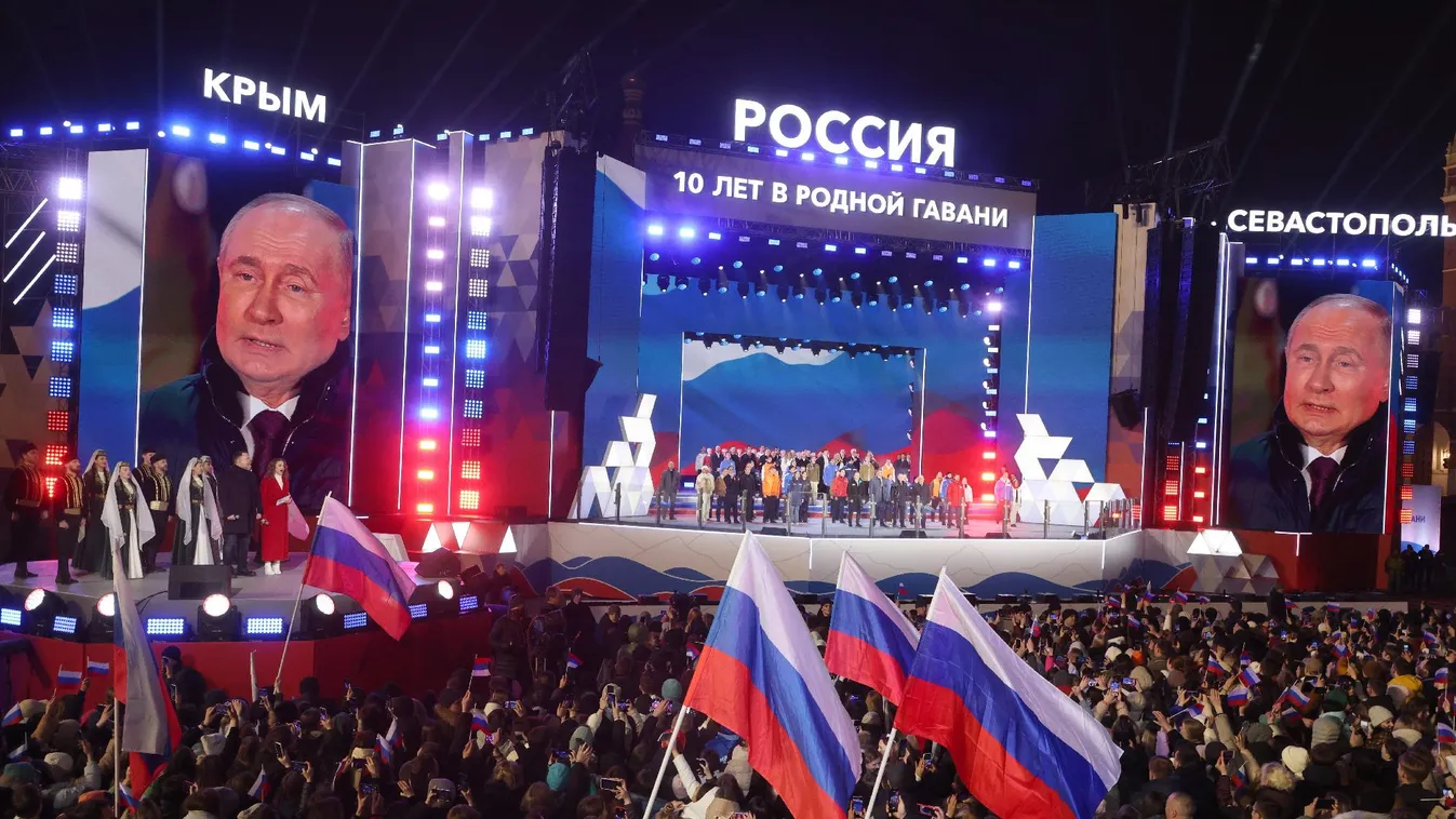 Háború Ukrajnában - a Krím elcsatolásának 10. évfordulója Oroszországban + videó