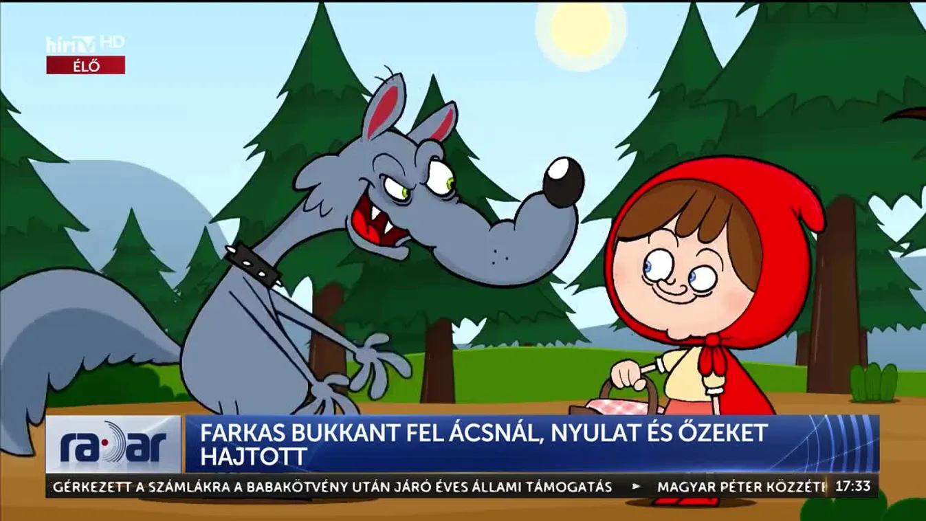 Radar - Farkas bukkant fel Ácsnál, nyulat és őzeket hajtott (2024-03-26)