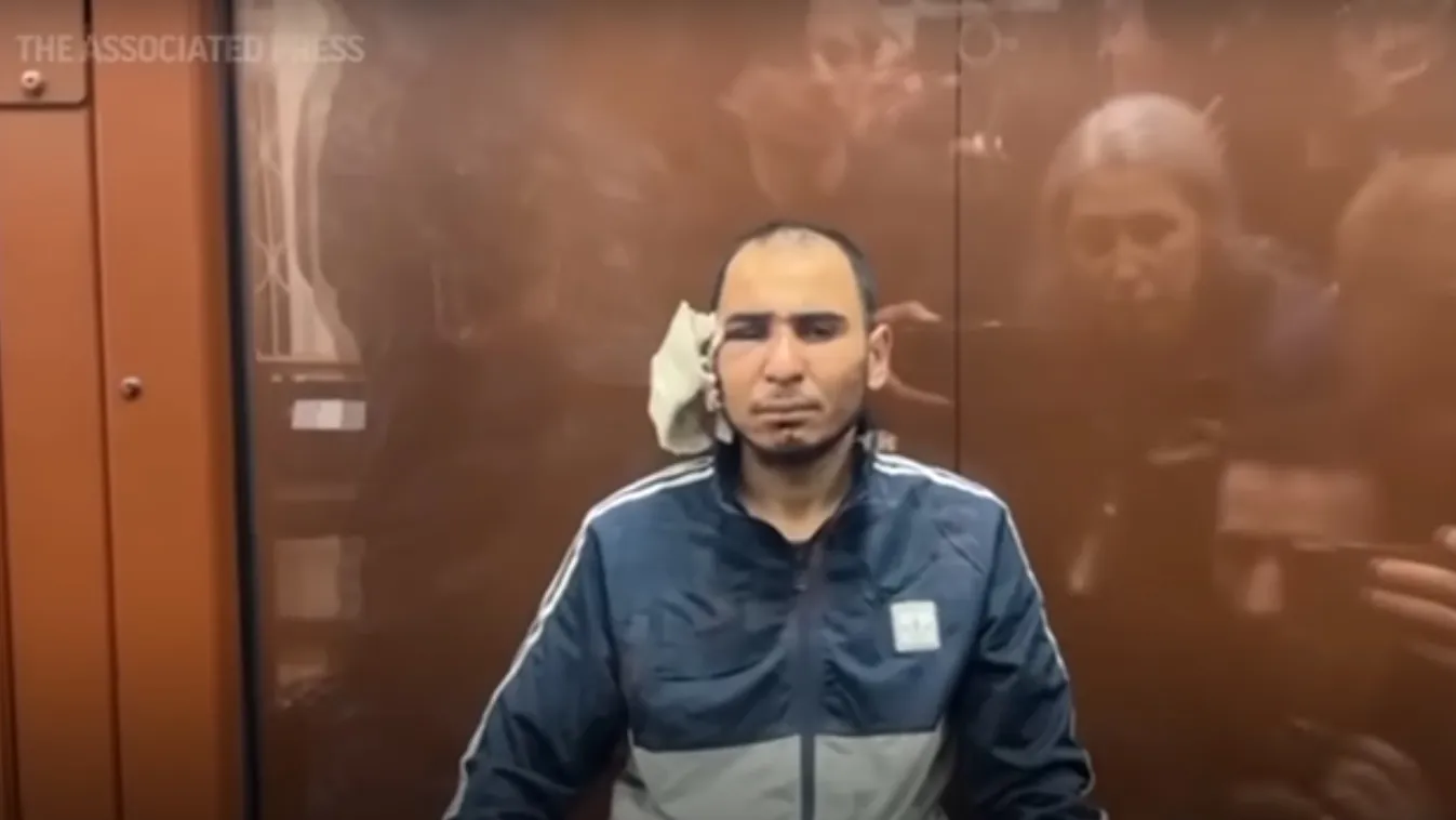Előzetes letartóztatásba helyezték a moszkvai terrortámadás négy vádlottját + videó
