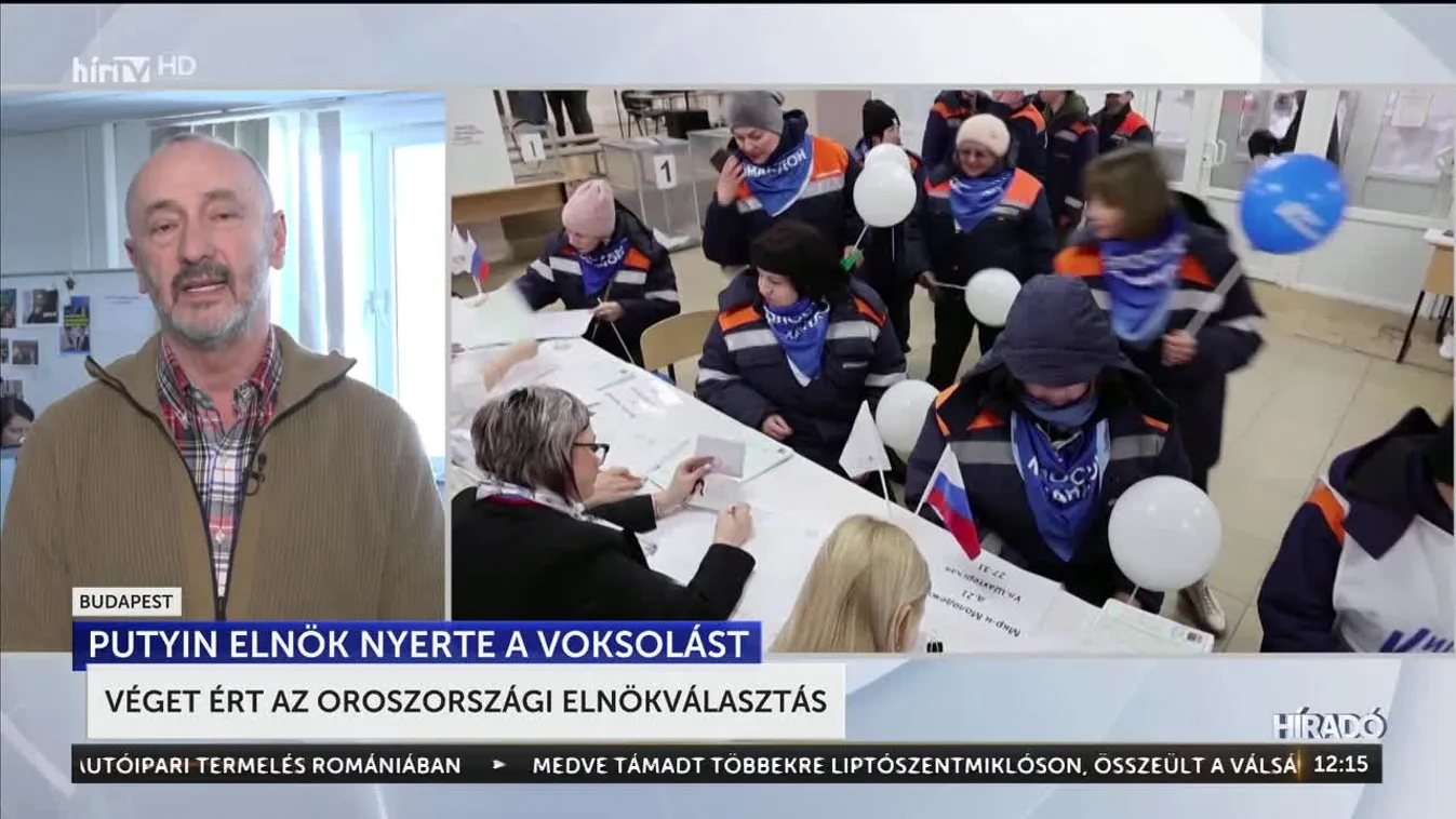 Véget ért az oroszországi elnökválasztás + videó