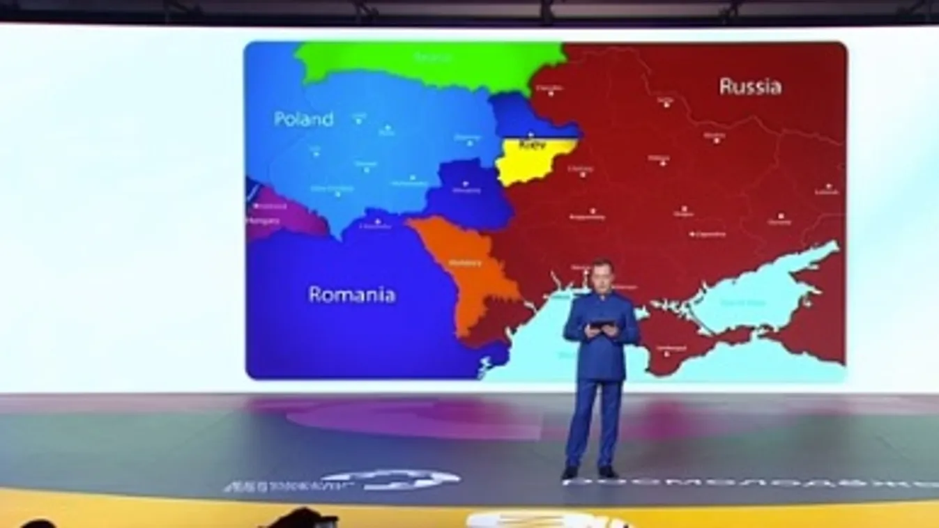 Így osztotta fel Dmitrij Medvegyev Ukrajnát, ami szerinte Oroszország része