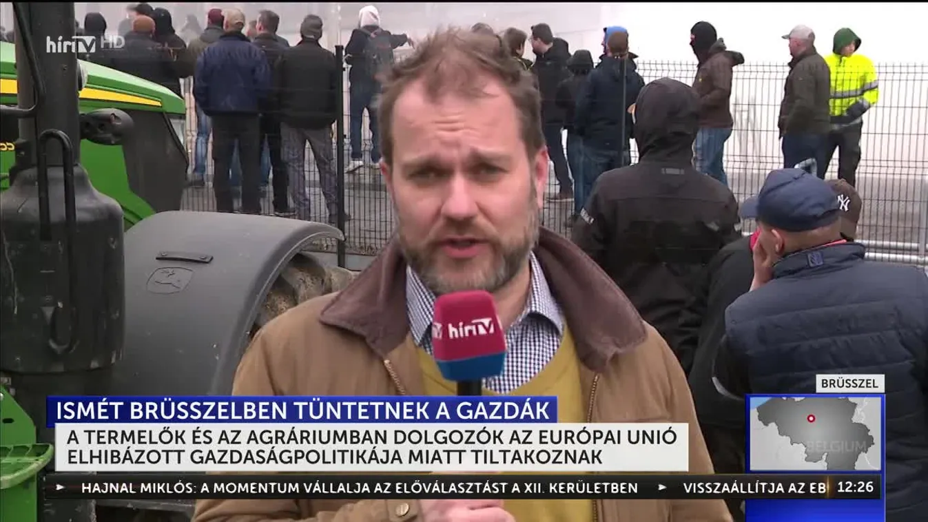 A termelők és az agráriumban dolgozók az Európai Unió elhibázott gazdaságpolitikája miatt tiltakoznak + videó