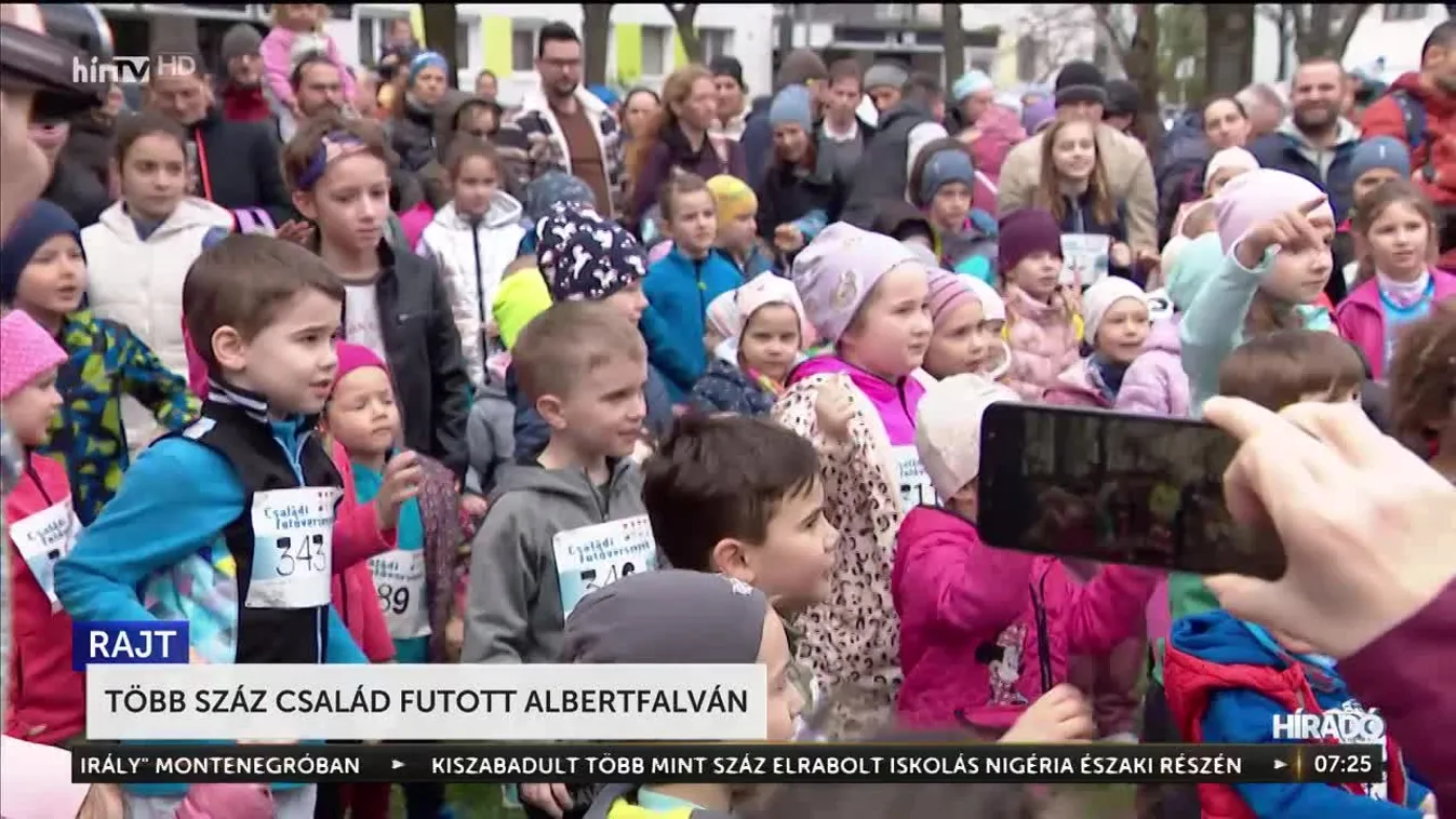 Több száz család futott Albertfalván + videó