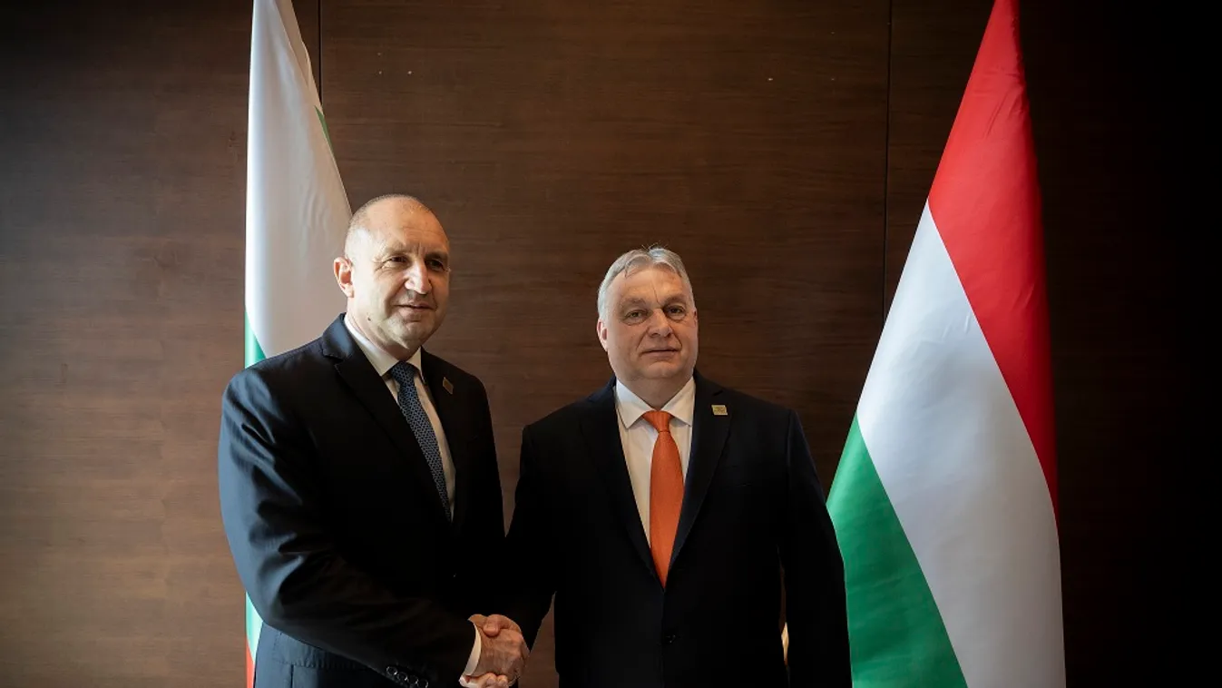 Orbán Viktor Bulgária elnökével tárgyalt