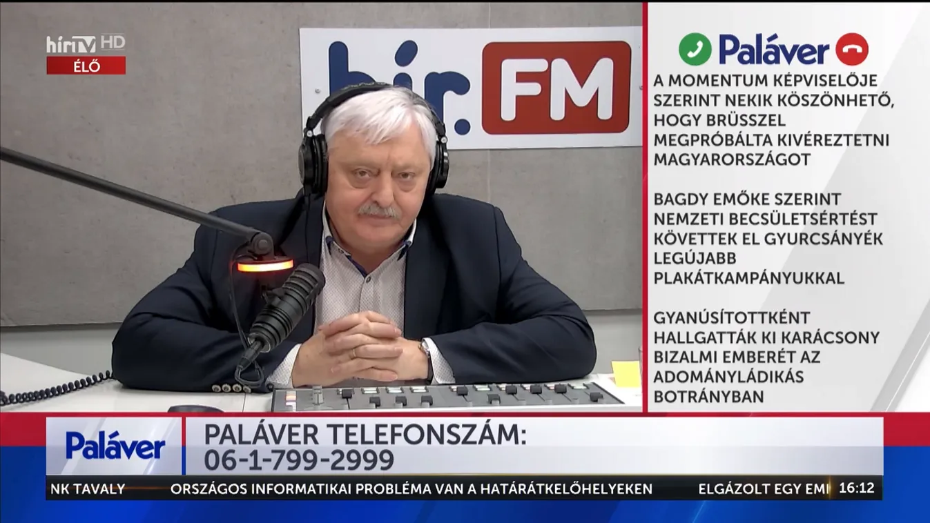 Paláver: A Momentum képviselője szerint nekik köszönhető, hogy Brüsszel megpróbálta kivéreztetni Magyarországot+ videó