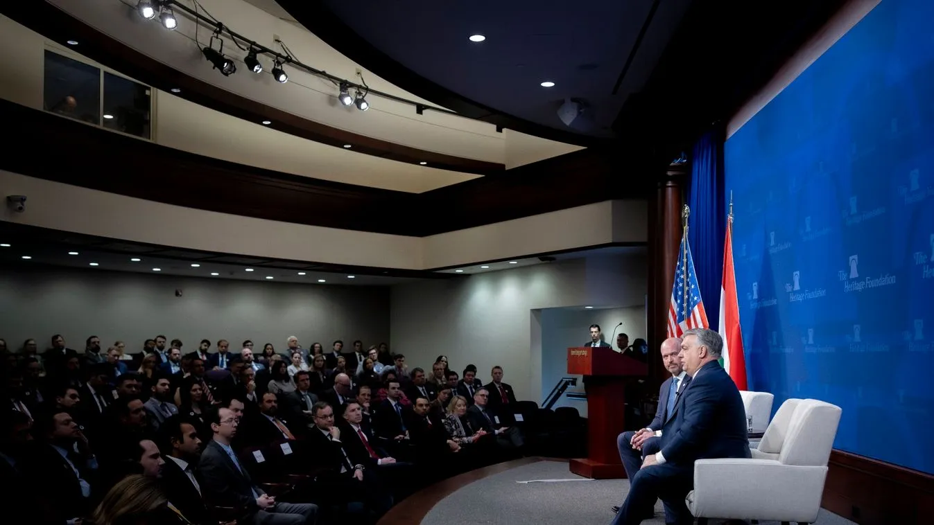 Orbán Viktor az amerikai–magyar kapcsolatok jövőjéről folytatott megbeszélést az Egyesült Államokban + videó