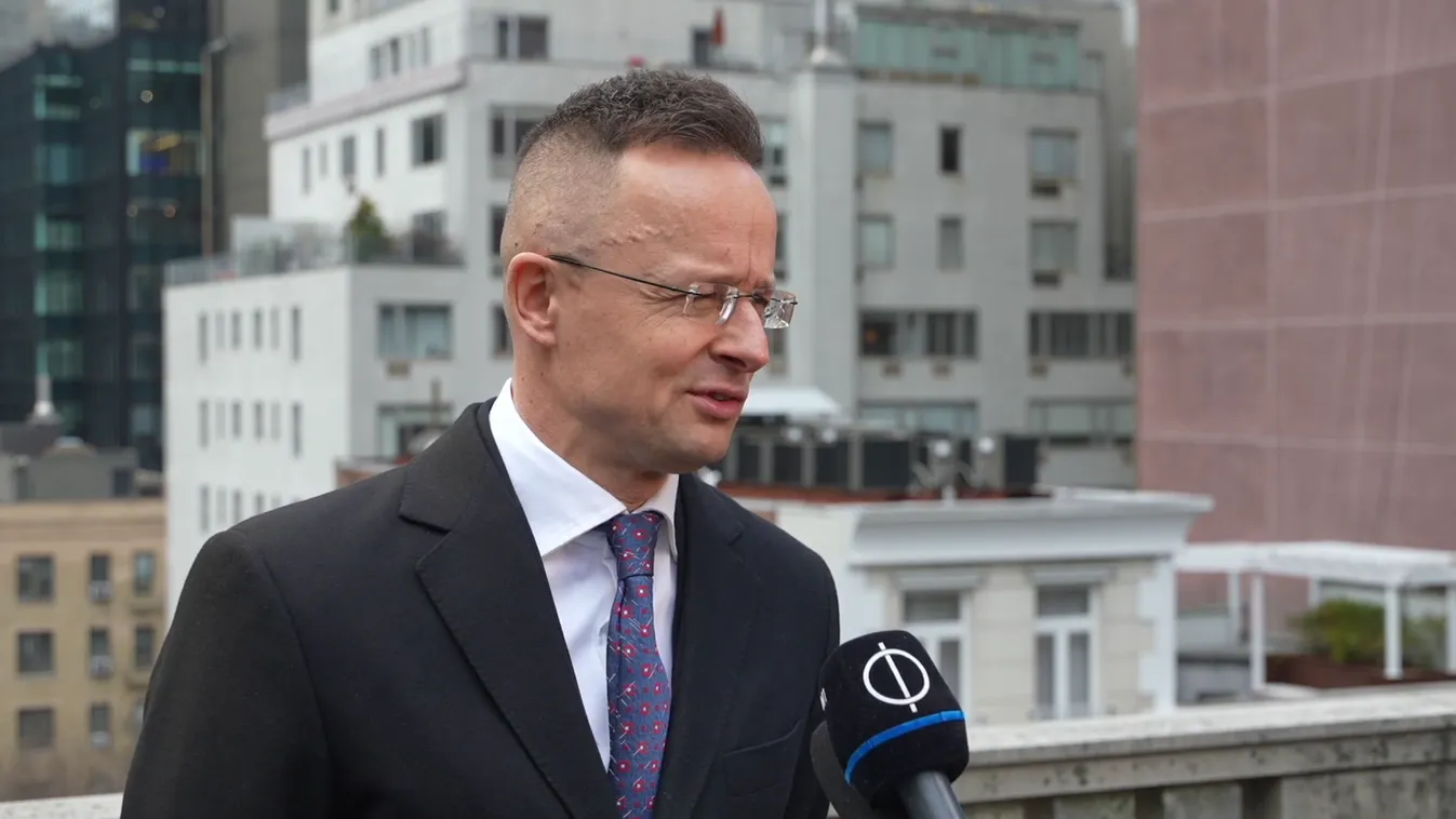 Szijjártó Péter: A béke és a jó magyar-amerikai kapcsolatok neve Donald Trump