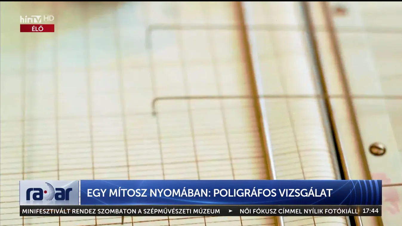 Radar – Egy mítosz nyomában: poligráfos vizsgálat + videó