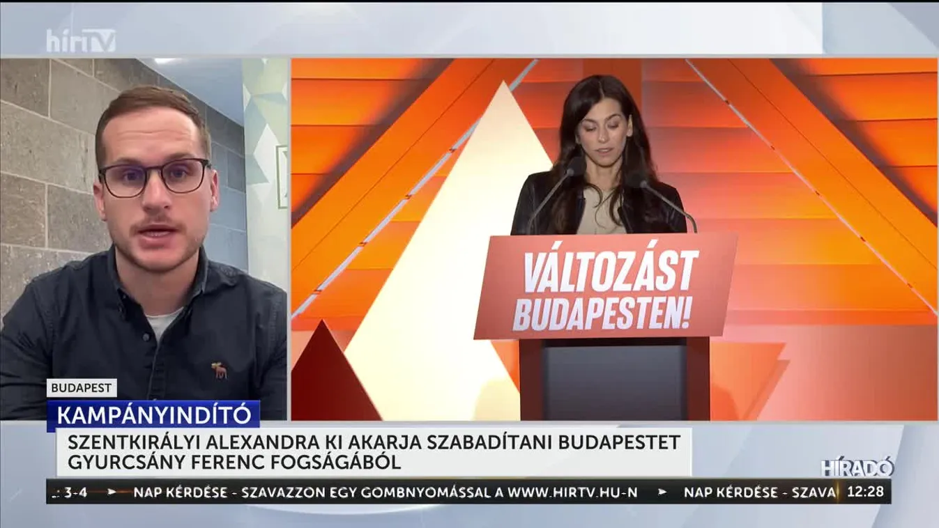 Szentkirályi Alexandra ki akarja szabadítani Budapestet Gyurcsány Ferenc fogságából + videó