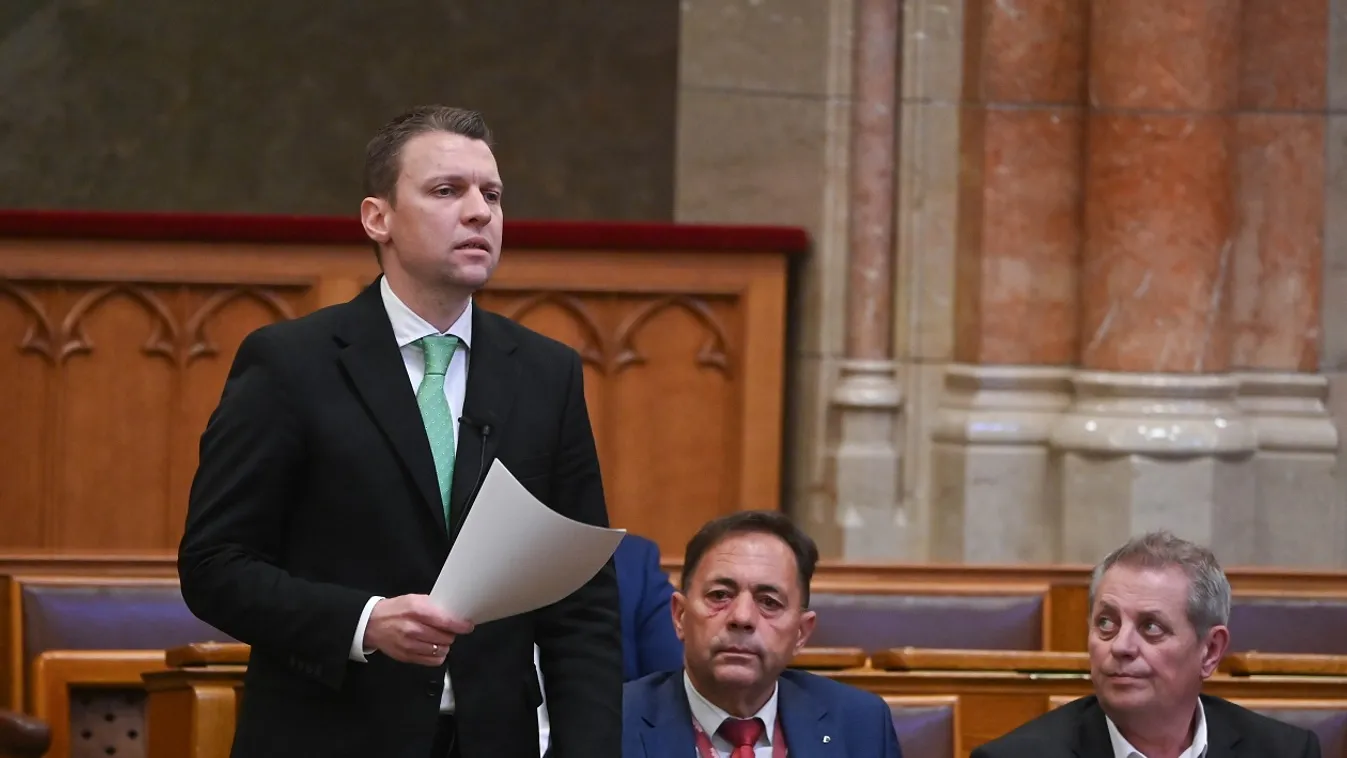 Menczer Tamás kifejtette az Országgyűlésben, miért háborúpárti Magyar Péter + videó