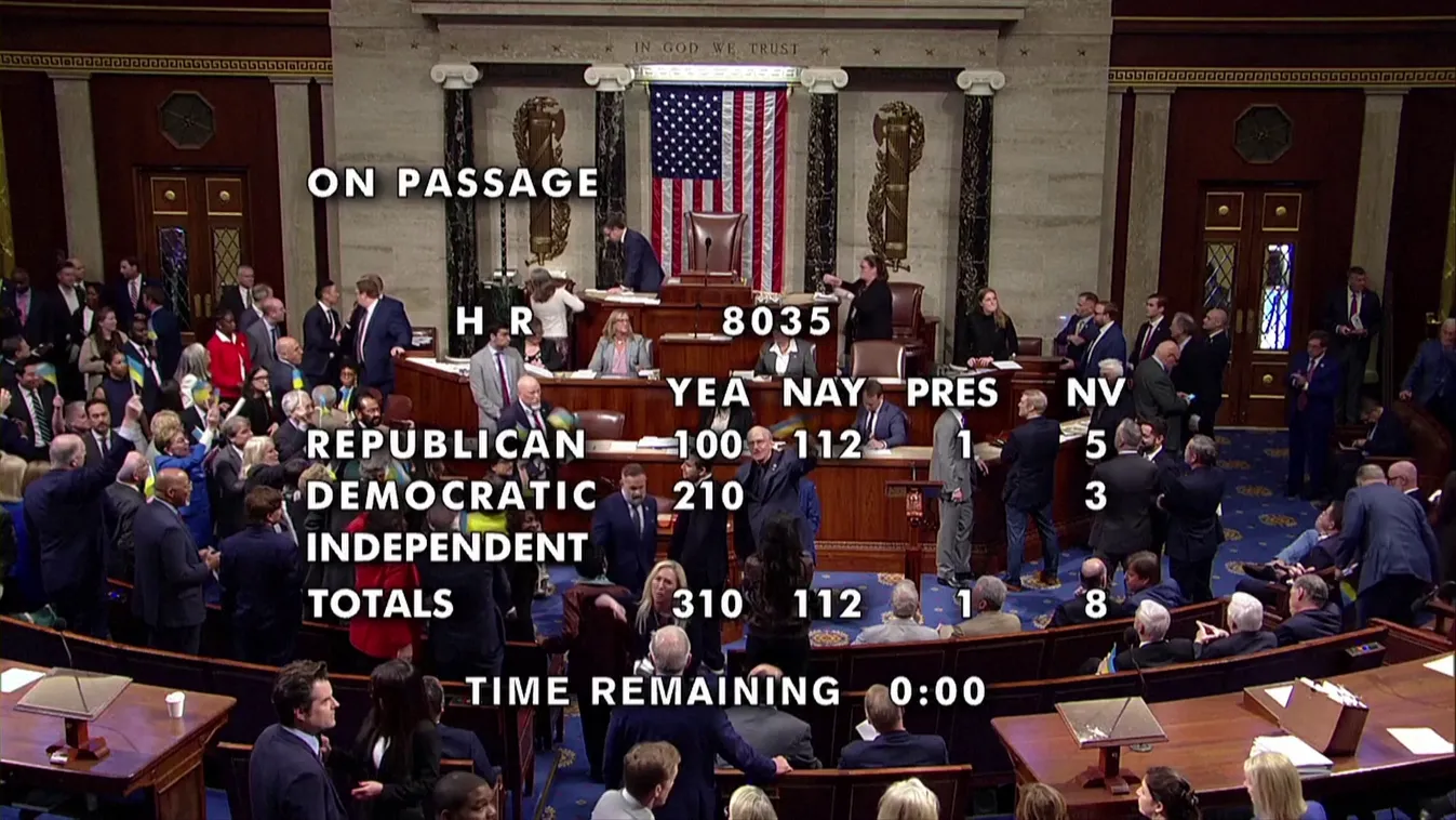 Megszavazták a hatvanmilliárd dolláros amerikai segélyt Ukrajnának + videó