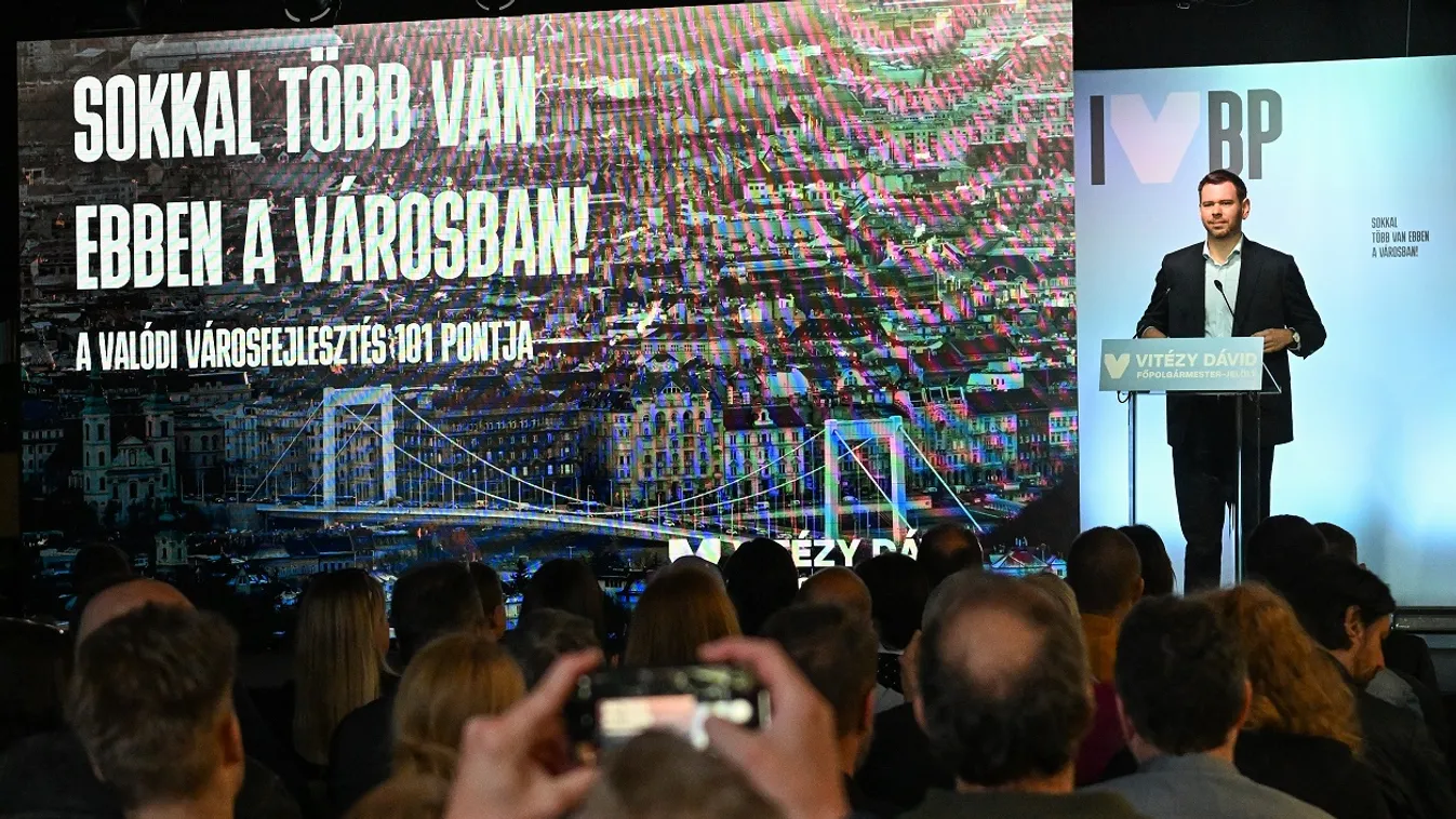 Vitézy Dávid főpolgármester-jelölt is bemutatta programját + videó