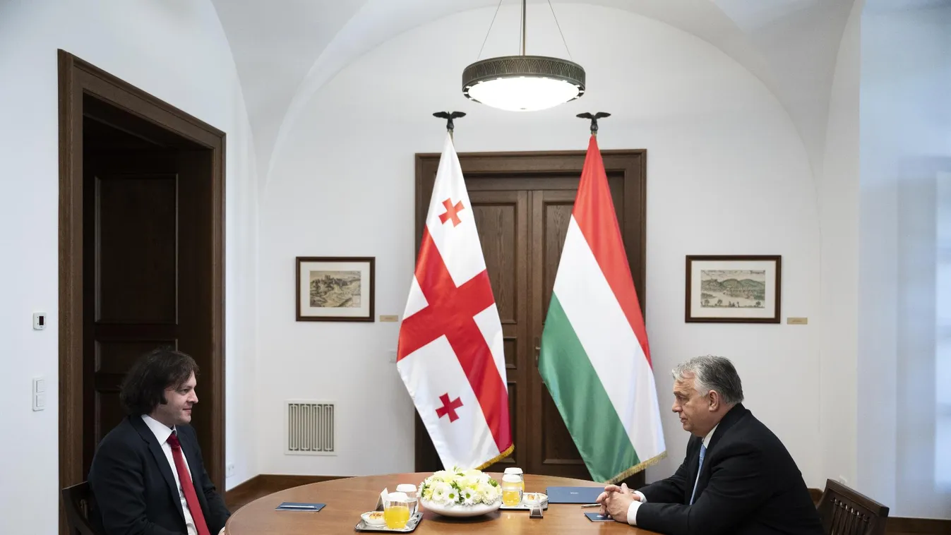 Orbán Viktor Georgia miniszterelnökével tárgyalt
