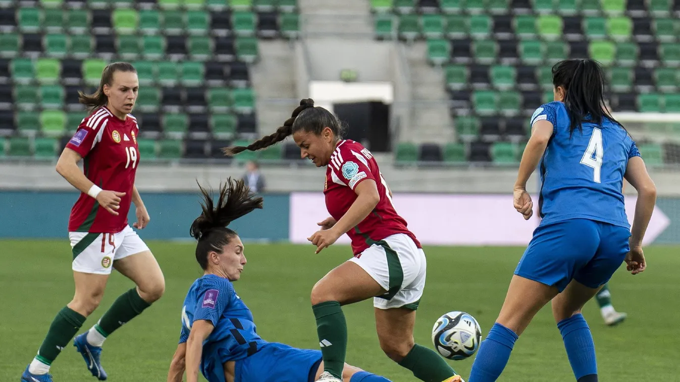 Döntetlen lett a magyar-azeri női futballmeccs végeredménye