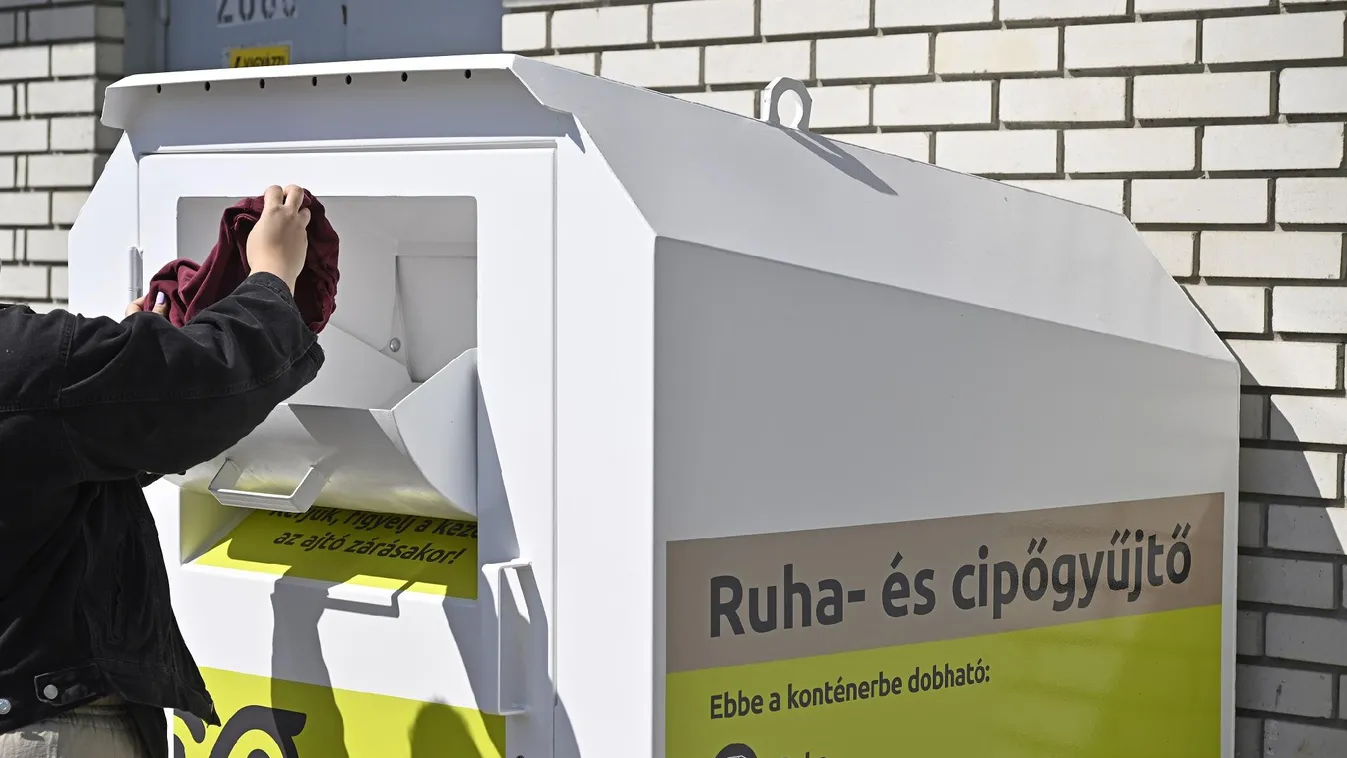 Textilgyűjtőkonténer-telepítésbe kezdett a MOHU