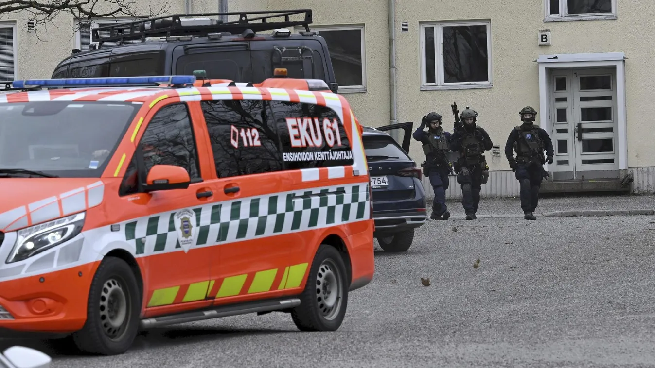 Meghalt a finnországi lőfegyveres incidensben megsebesült egyik diák