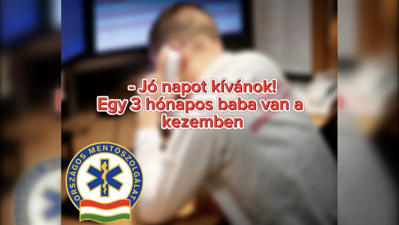 A mentőszolgálat telefonos munkatársának segítségével sikerült megmenti a 3 hónapos csecsemőt + videó