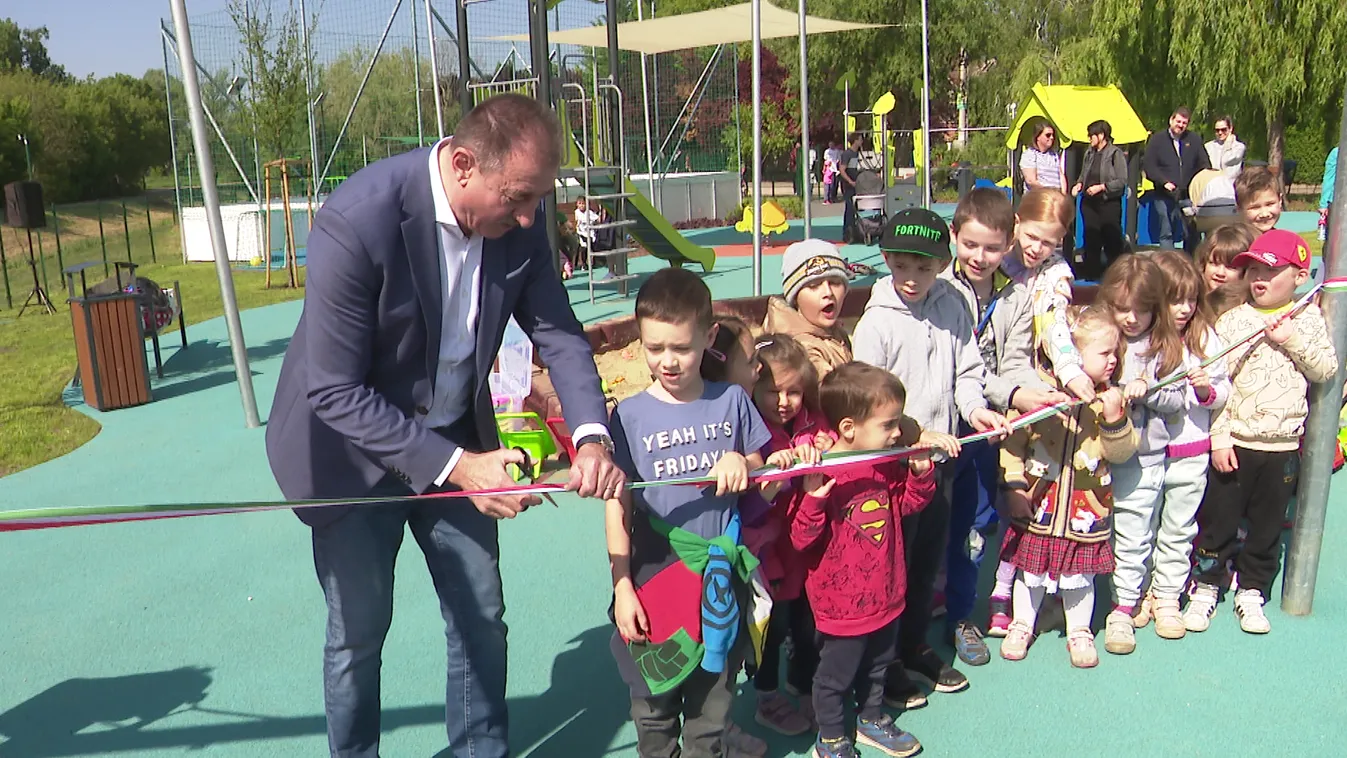 Újabb játszóteret vehettek birtokukba a gyerekek Soroksáron + videó
