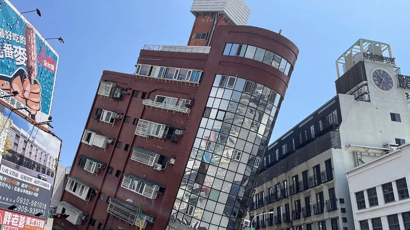 7,2-es magnitúdójú földrengés rázta meg Tajvant + videó