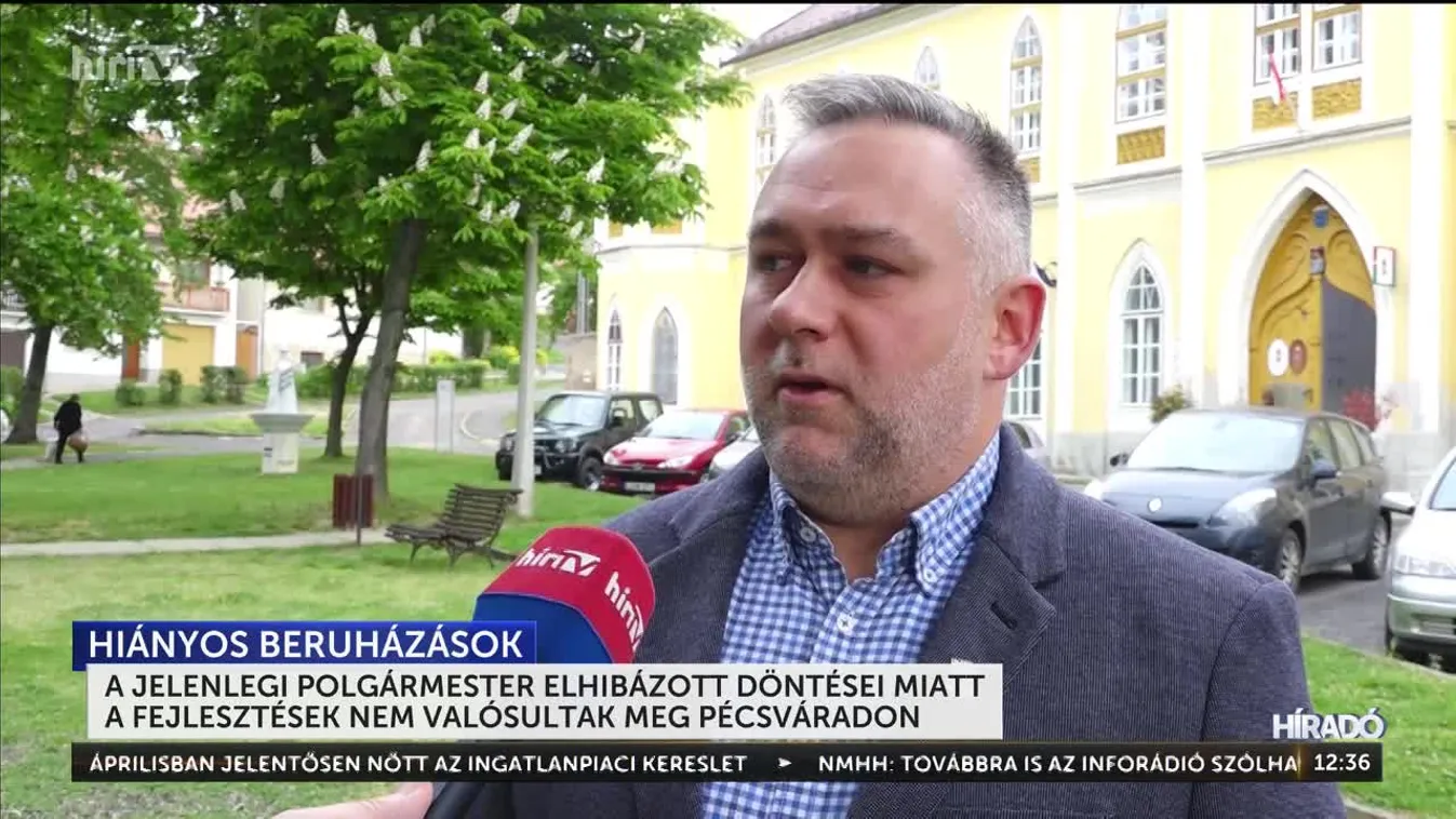 A jelenlegi polgármester elhibázott döntései miatt a fejlesztések nem valósultak meg Pécsváradon + videó