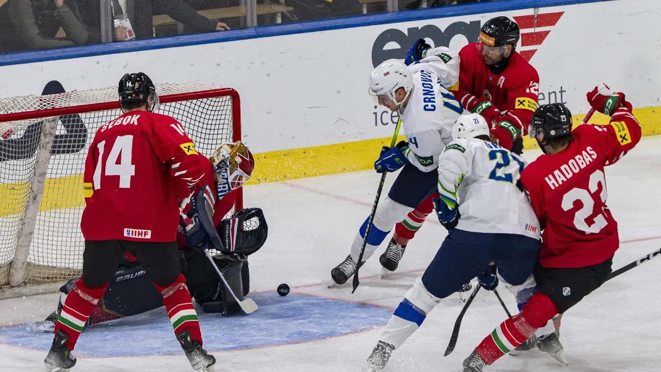 A szlovén csapa feletti győzelmével a magyar jégkorong válogatott feljutott a 16 csapatos elitmezőnybe