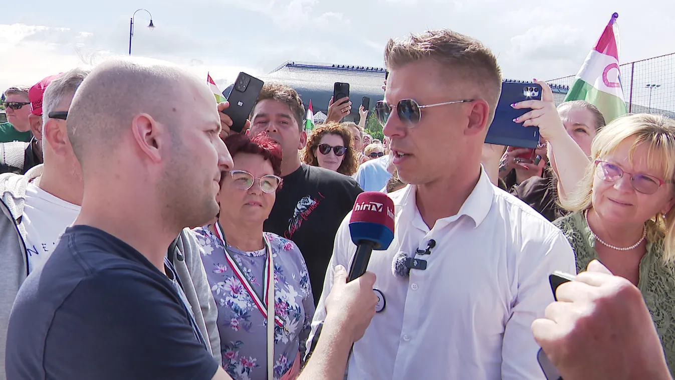 Magyar Pétertől a felcsúti rendezvényén kértünk interjút + videó