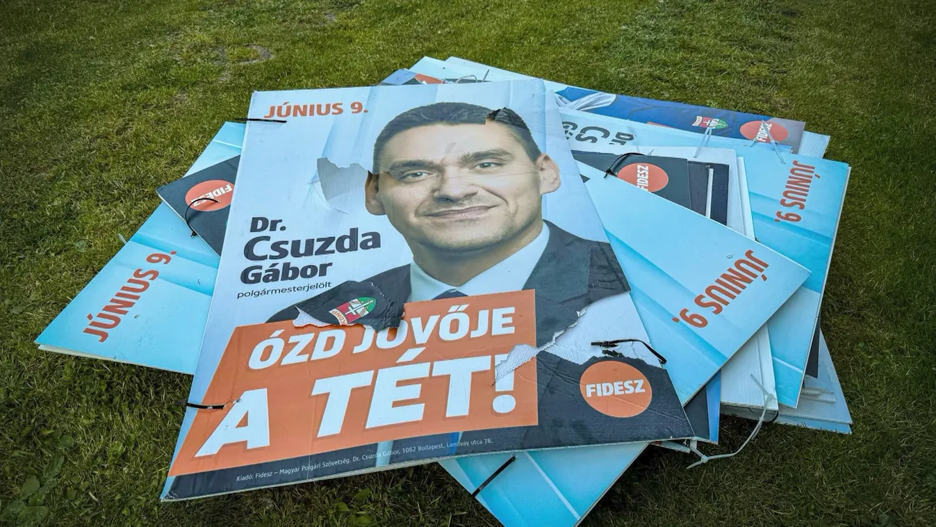 Elszabadultak az indulatok, plakátokat rongáltak Ózdon + videó