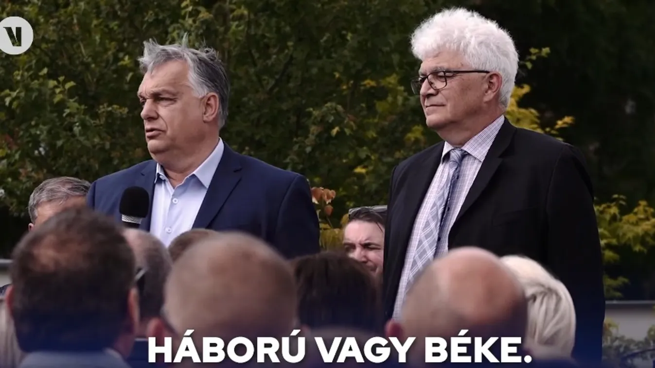 Orbán Viktor: Erről szól a választás: háború vagy béke?