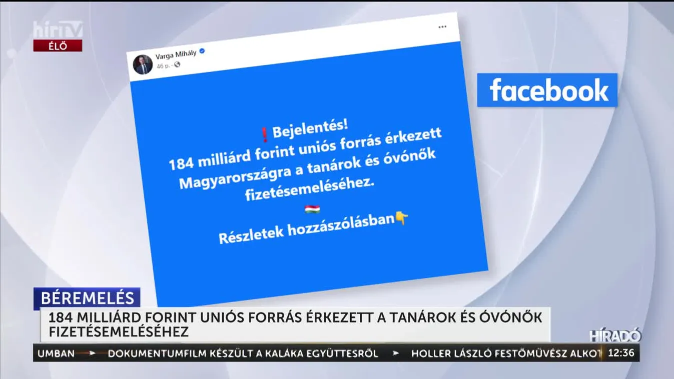 184 milliárd forint uniós forrás érkezett a tanárok és óvónők fizetésemeléséhez