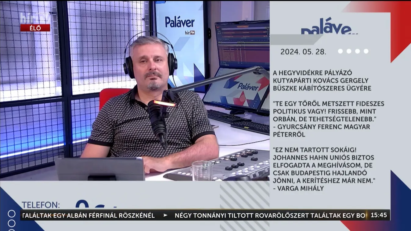 Paláver – Gyurcsány Ferenc Magyar Péternek: Te egy tőről metszett fideszes politikus vagy! + videó