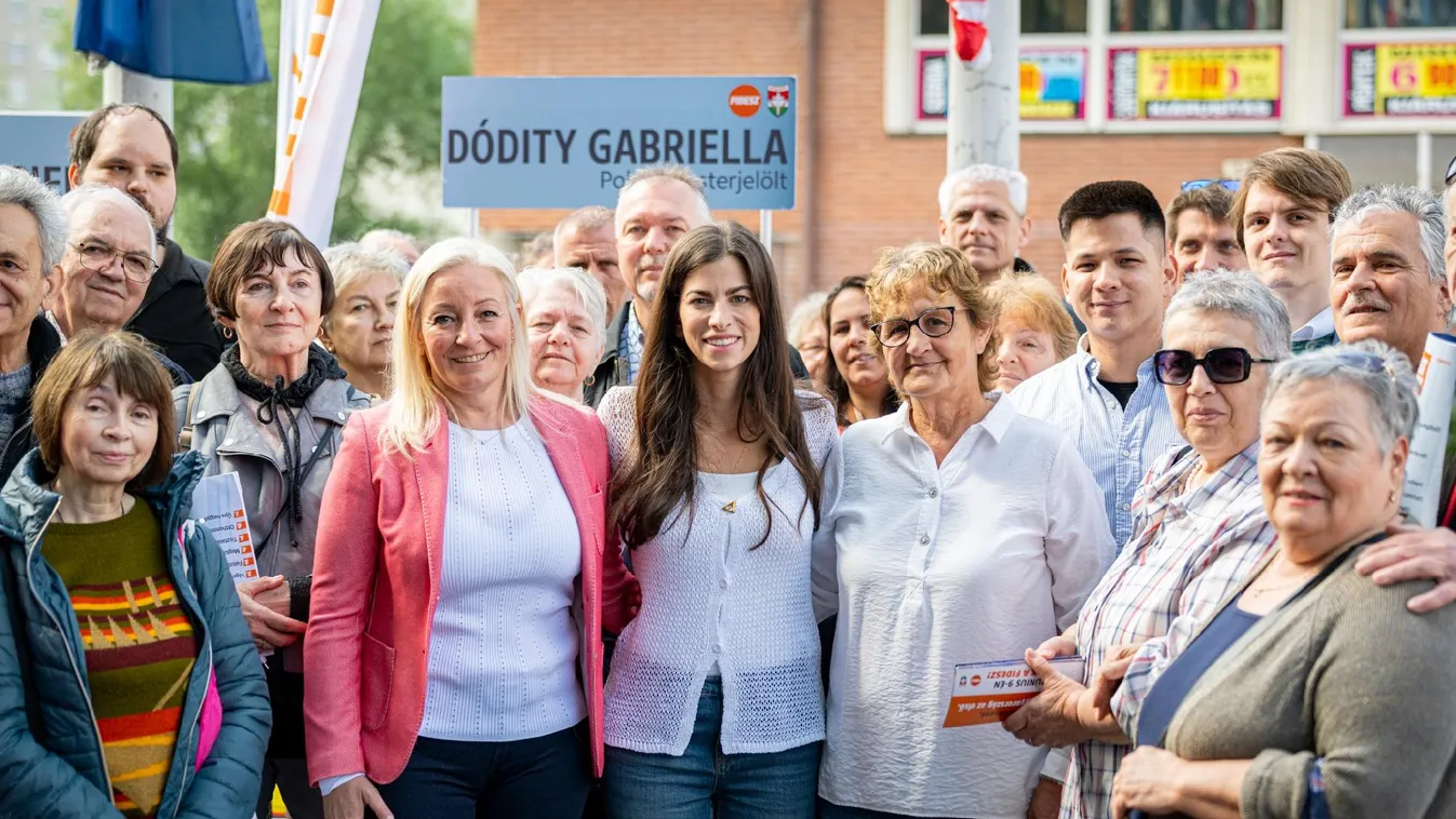 Kispesten kampányolt szombaton Szentkirályi Alexandra