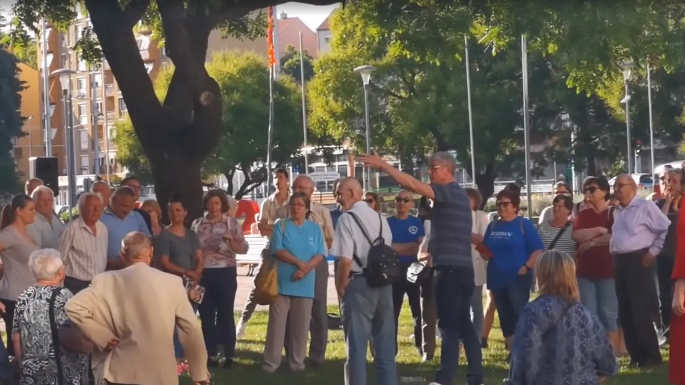 Kínos, kellemetlen pillanatokkal teli utcafórumot tartott Gyurcsány Komlón + videó