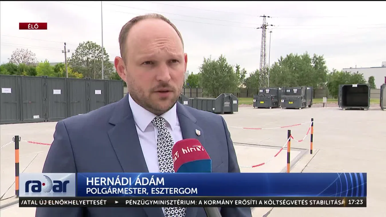 Radar - Megnyitott hazánk legkorszerűbb hulladékgyűjtő udvara