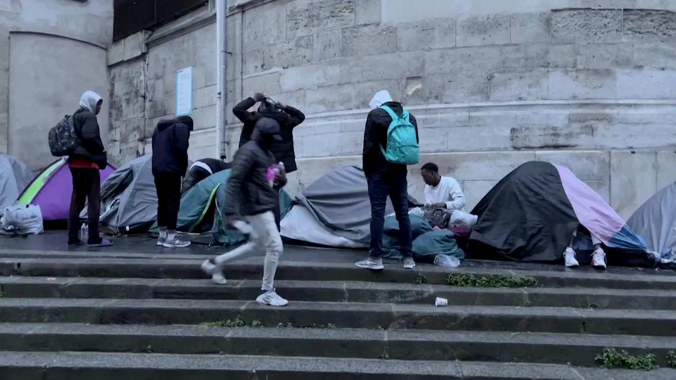 A júliusi olimpia miatt számolják fel a párizsi sátortáborokat + videó