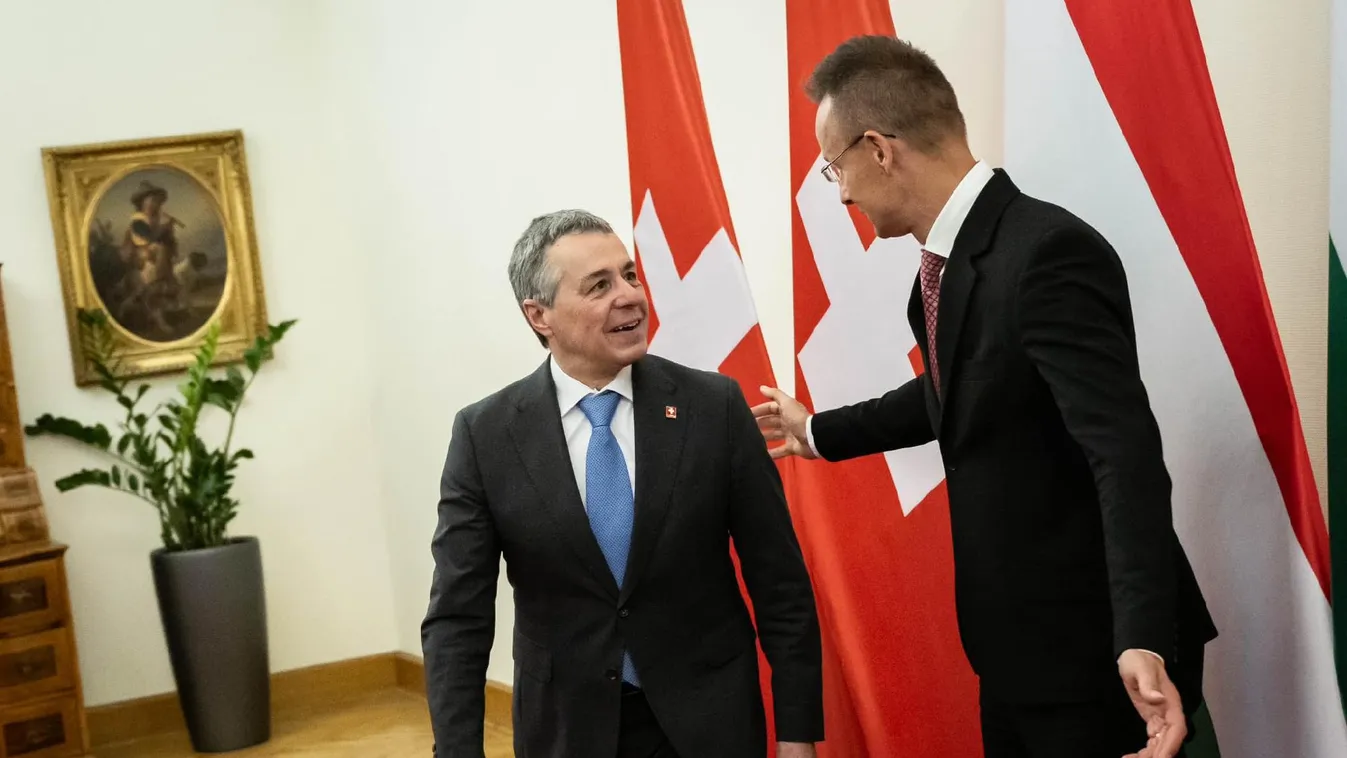 Szijjártó Péter: Magyarország és Svájc is kiáll a szuverenitás és a béke mellett + videó