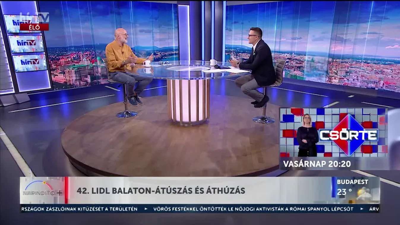 A nyár szabadidősport eseménye a 42. Lidl Balaton-átúszás és áthúzás