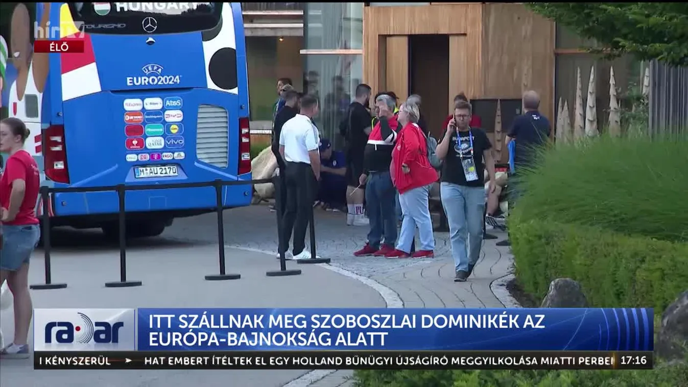 Radar - Itt szállnak meg Szoboszlai Dominikék az Európa-bajnokság alatt