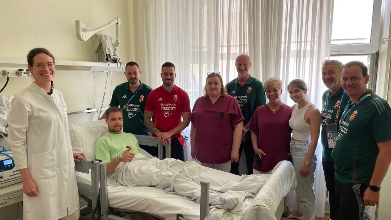 Marco Rossiék Varga Barnabásnál jártak a kórházban