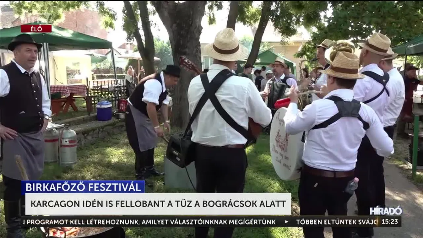 Karcagon idén is fellobant a tűz a bográcsok alatt