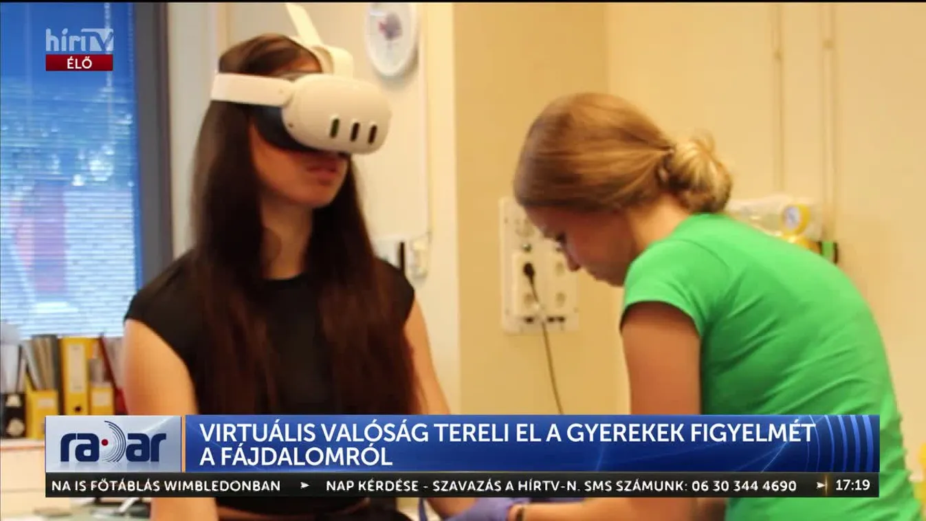 Radar - Virtuális valóság tereli el a gyerekek figyelmét a fájdalomról