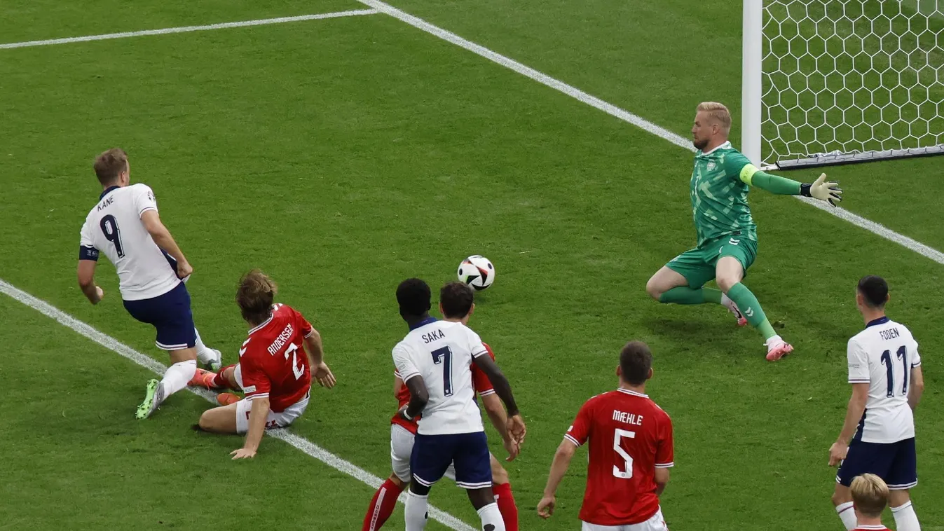 Döntetlennel zárult Anglia és Dánia csatája az Eb-n